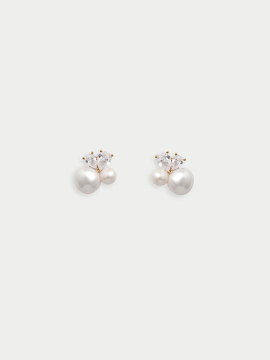 Eliou Sopra Earrings White