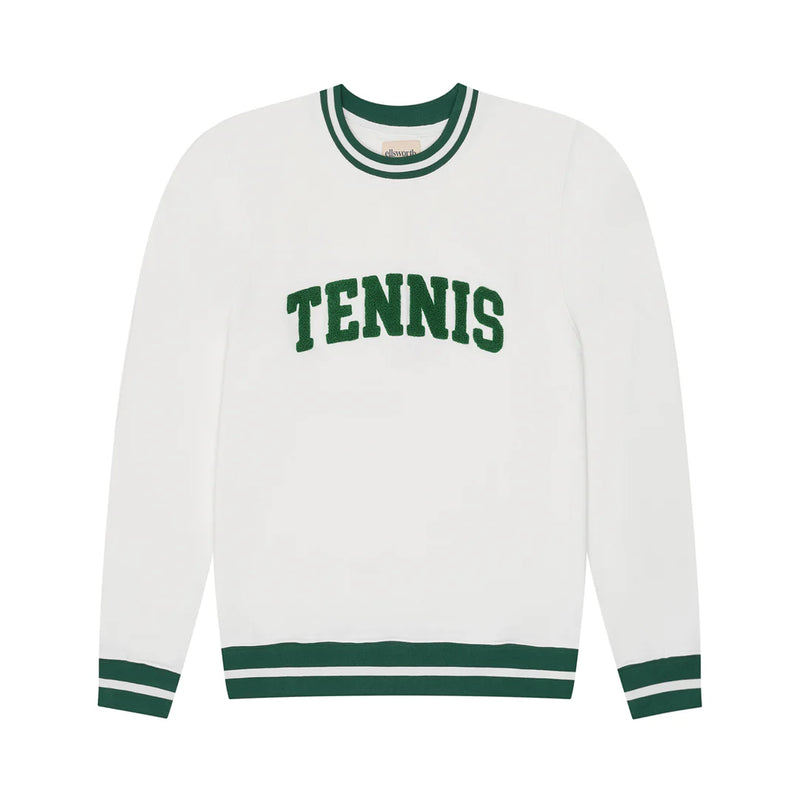 Ellsworth & Ivey Elle Women'S Sweatshirt -Collegiate Tennis Ivory