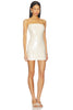 Elodie Sequin Mini Dress Cream