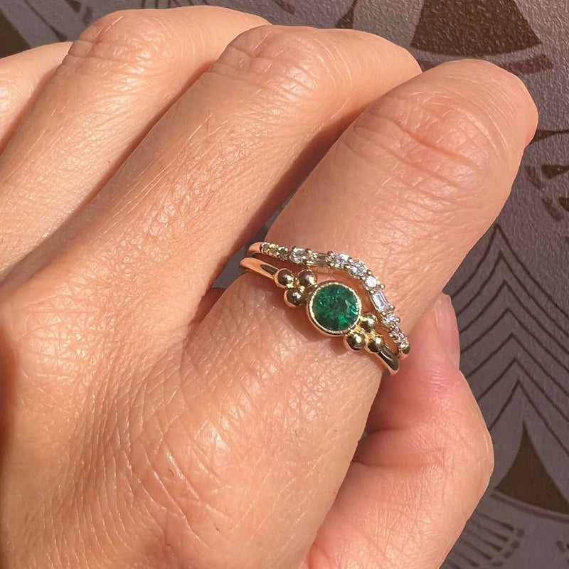 Jennie Kwon Designs Emerald Seville Ring