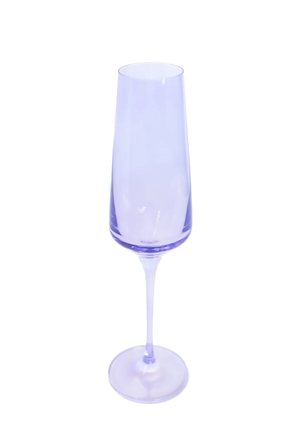 Estelle Colored Glass Champagne Flute Lavender