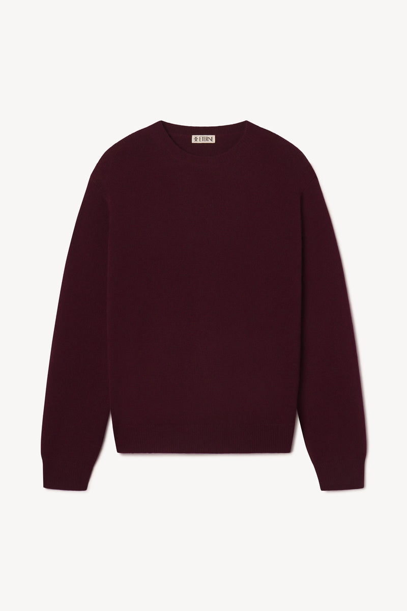 Eterne James Sweater Oxblood