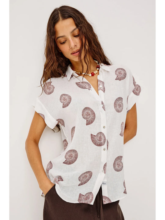 Rails Farrah Top - Spiral Shells