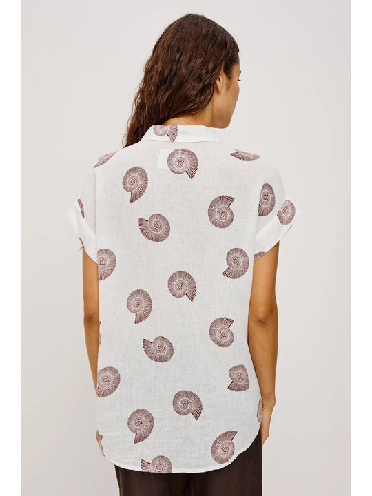 Rails Farrah Top - Spiral Shells