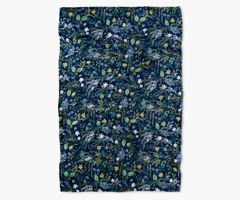 Rifle Paper Co. Juniper Forest Fleece Blanket