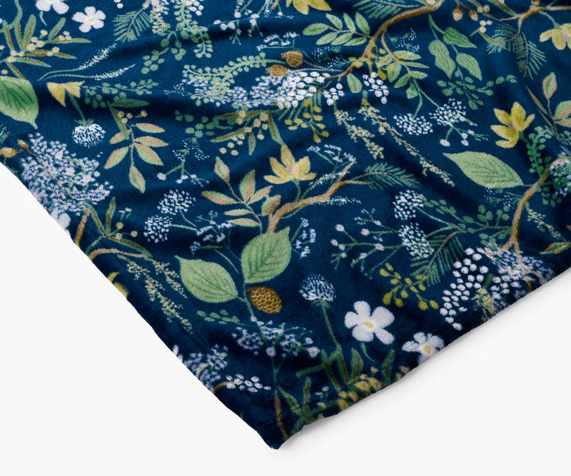 Rifle Paper Co. Juniper Forest Fleece Blanket