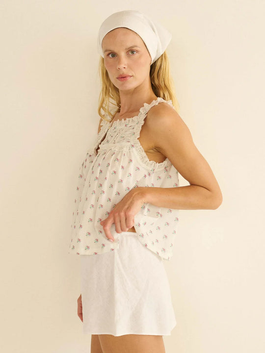 Doen Fidella Top - Petit Posy Calico