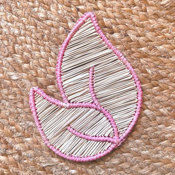 MYTO Design Ritual Leaf Coaster Natural & Pink