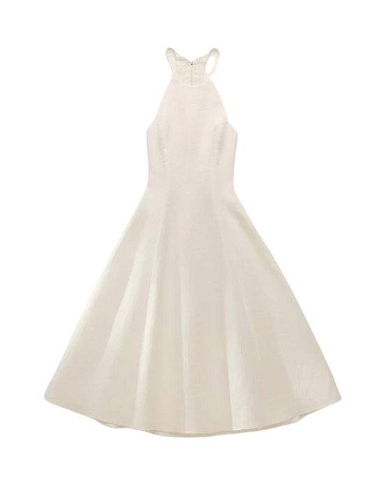 Faithfull the Brand Neolia Midi Dress White