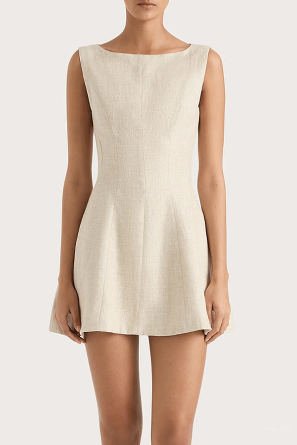 Faithfull the Brand Cerise Mini Dress Natural