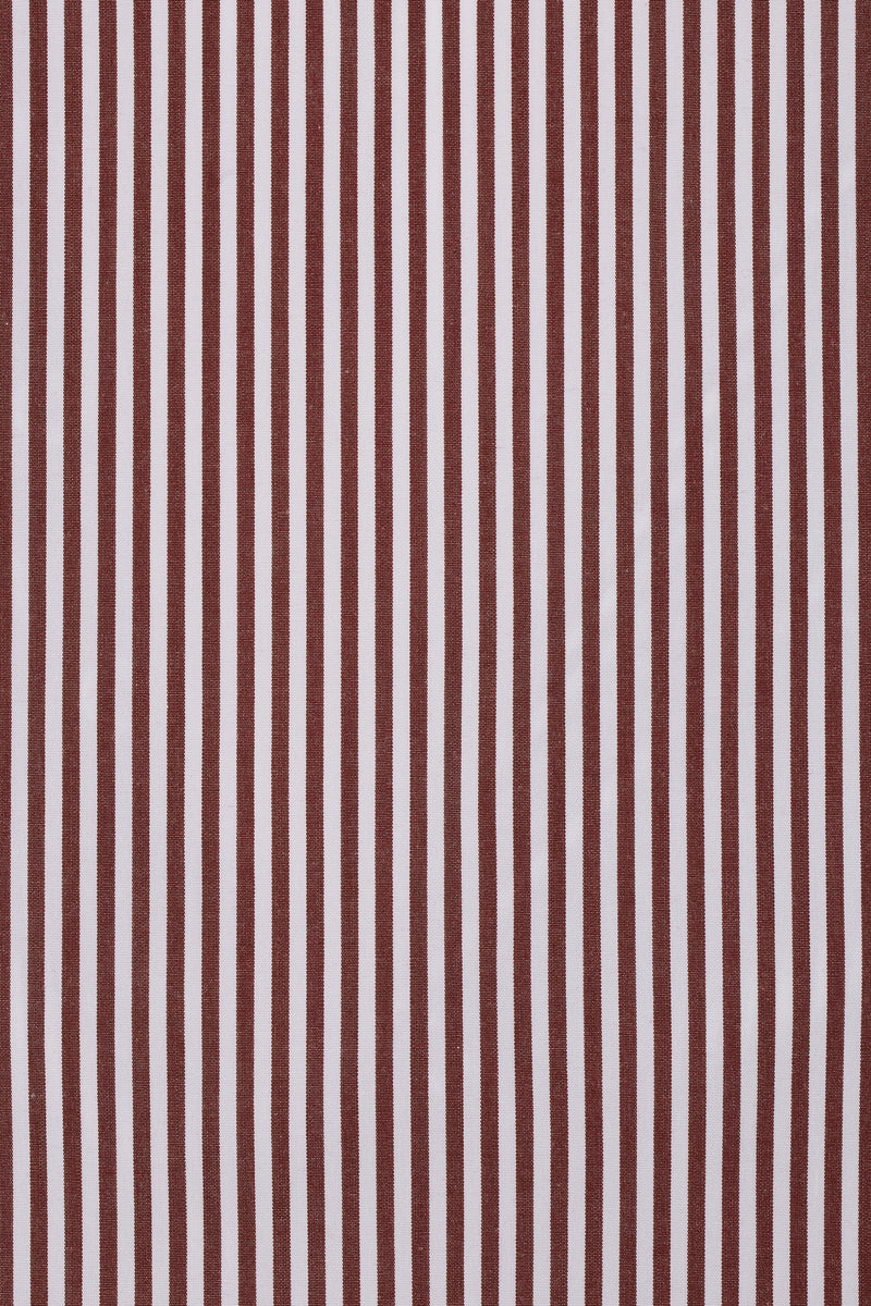 Faithfull the Brand Janne Midi Dress Maia Stripe Burgundy