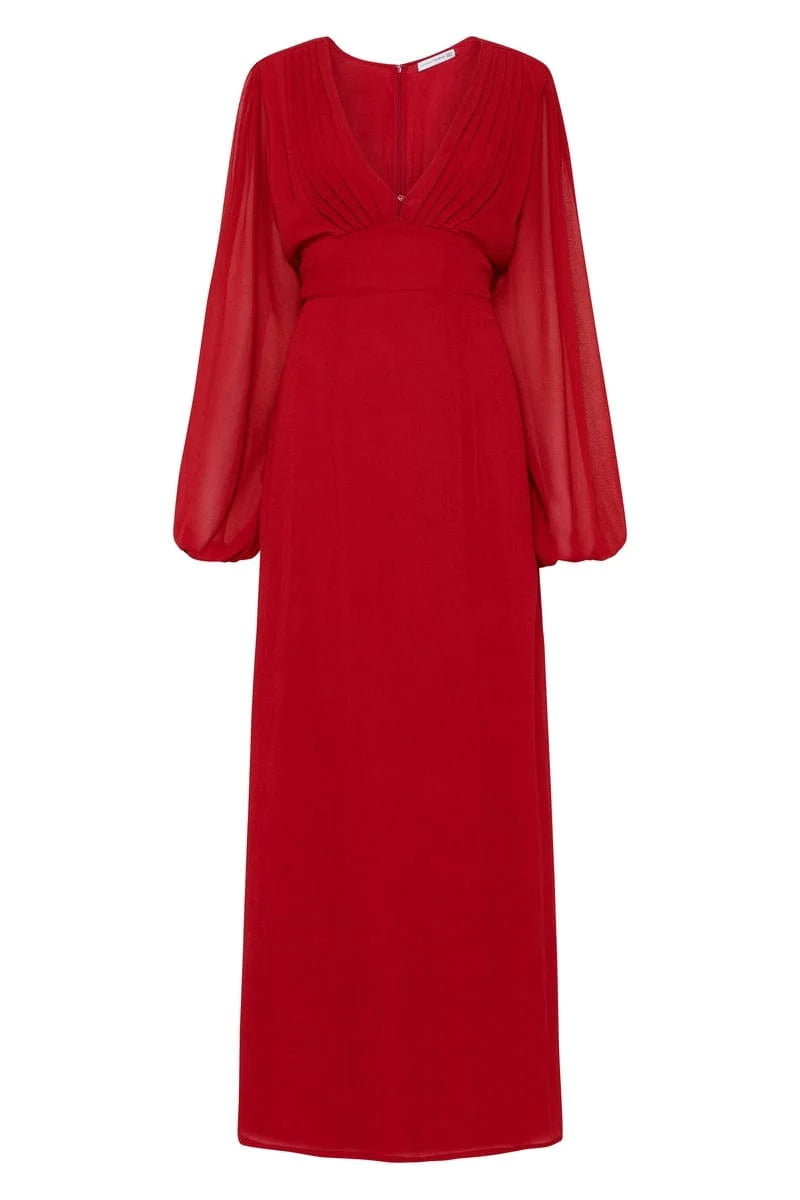 Faithfull the Brand Margarite Maxi Dress Ruby