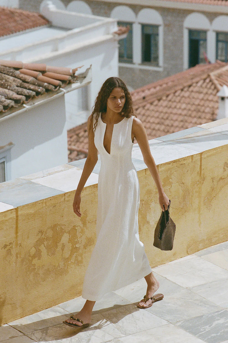Faithfull the Brand Melia Maxi Dress White