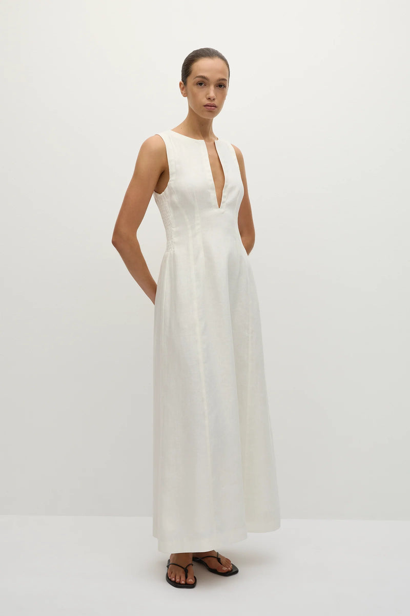 Faithfull the Brand Melia Maxi Dress White