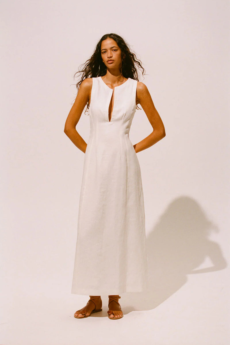Faithfull the Brand Melia Maxi Dress White