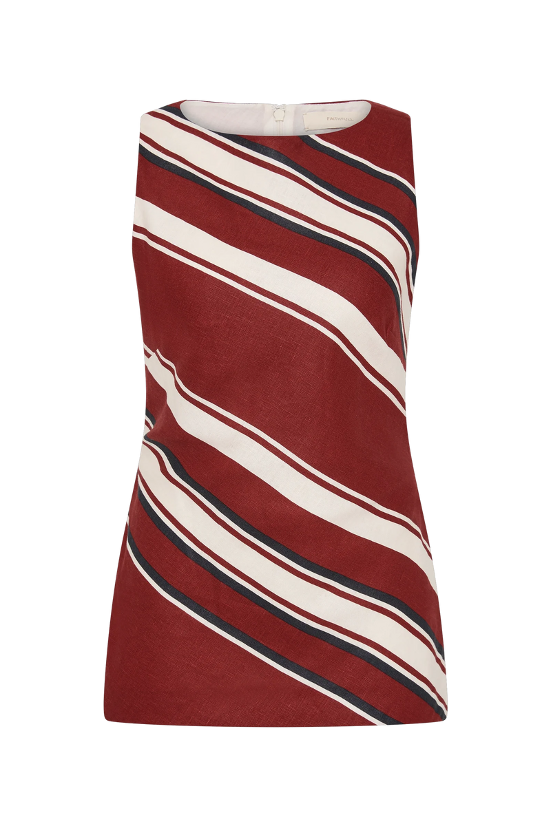 Faithfull the Brand Miel Tunic Top Hydra Stripe