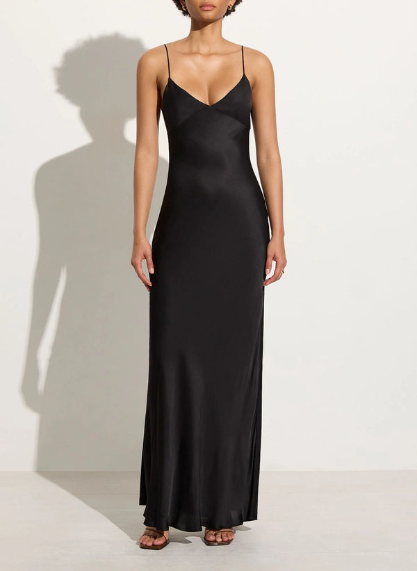 Faithfull the Brand Santiana Maxi Dress - Black