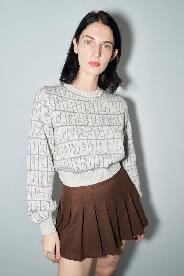 Fashion Brand Company Unisex Dancers Sweater Gray