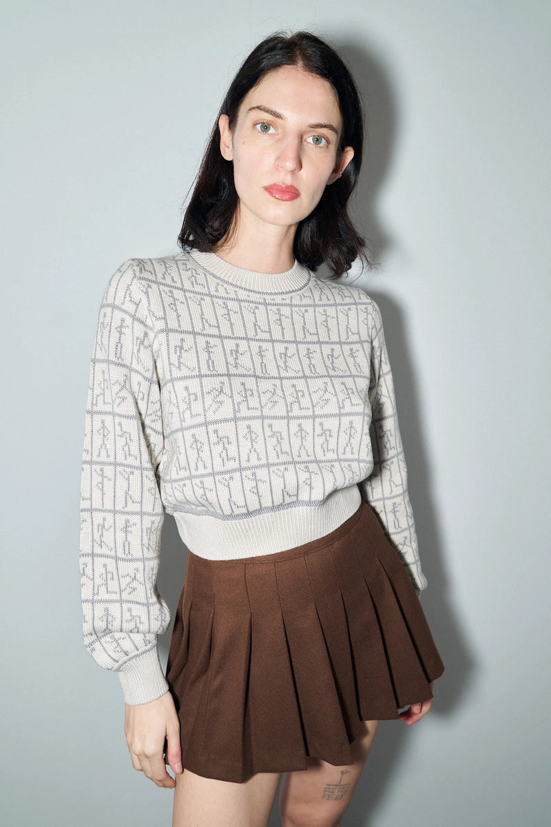 Fashion Brand Company Unisex Dancers Sweater Gray
