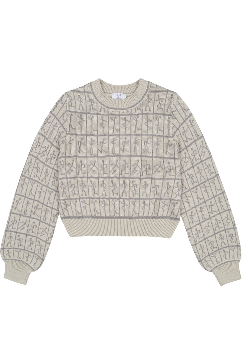 Fashion Brand Company Unisex Dancers Sweater Gray