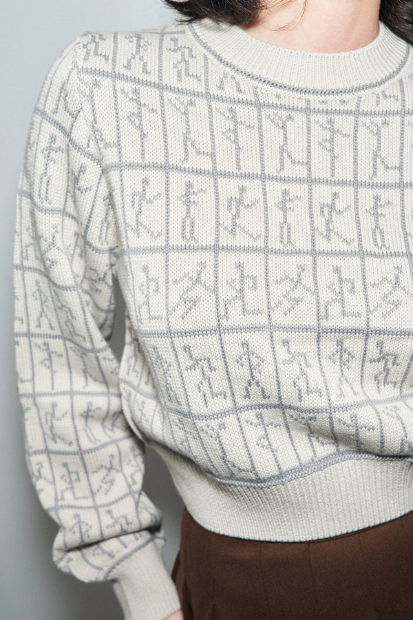Fashion Brand Company Unisex Dancers Sweater Gray