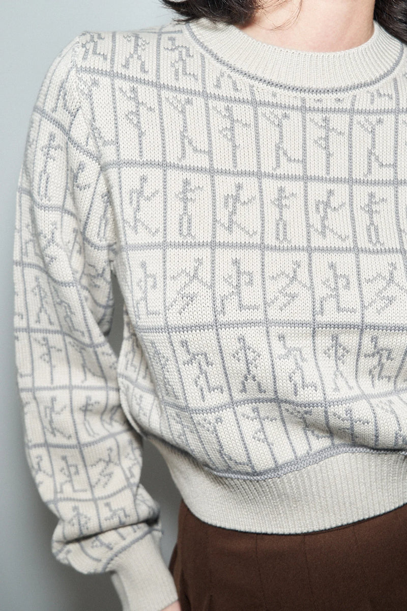 Fashion Brand Company Unisex Dancers Sweater Gray