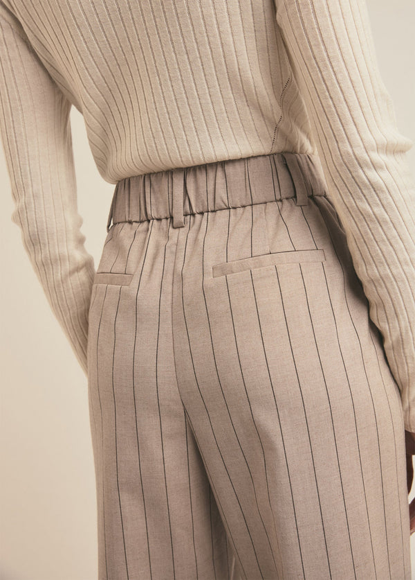 Favorite Daughter The Dream Favorite Pant Natural Pinstripe