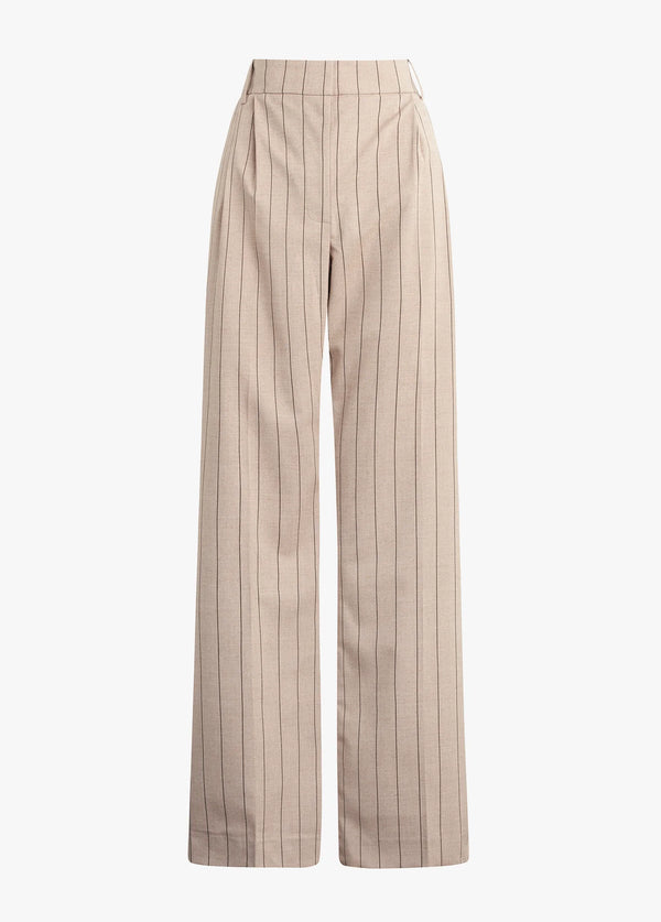 Favorite Daughter The Dream Favorite Pant Natural Pinstripe