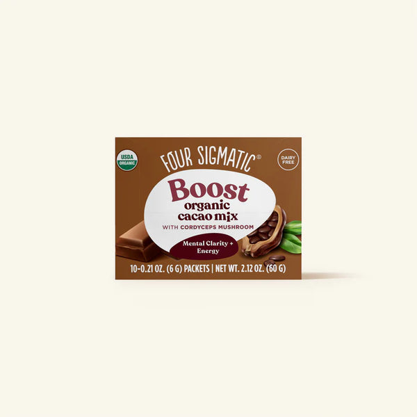 Four Sigmatic  BOOST Organic Cacao Mix with CordycepsMushrooms