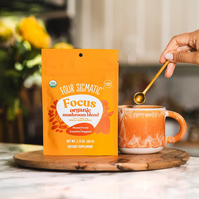 Four Sigmatic  FOCUS Organic Mushroom Blend Mix with 5 GeniusAdaptogens