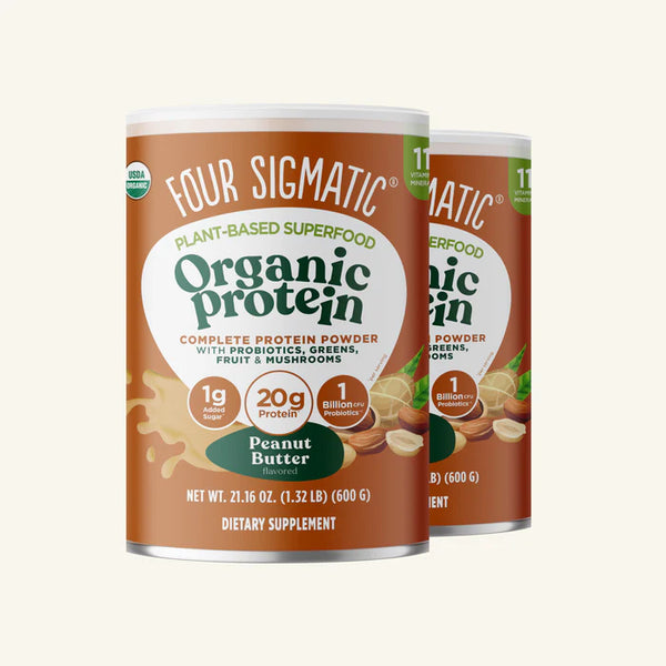 Four Sigmatic Plant Based Protein Peanut Butter Can