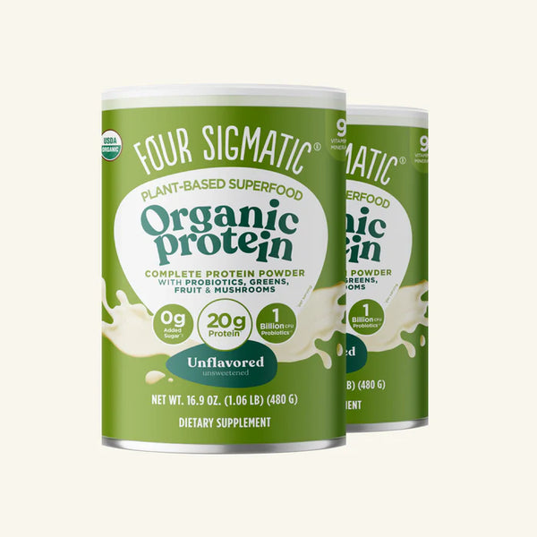 Four Sigmatic Plant Based Protein with Superfoods Unflavored Can