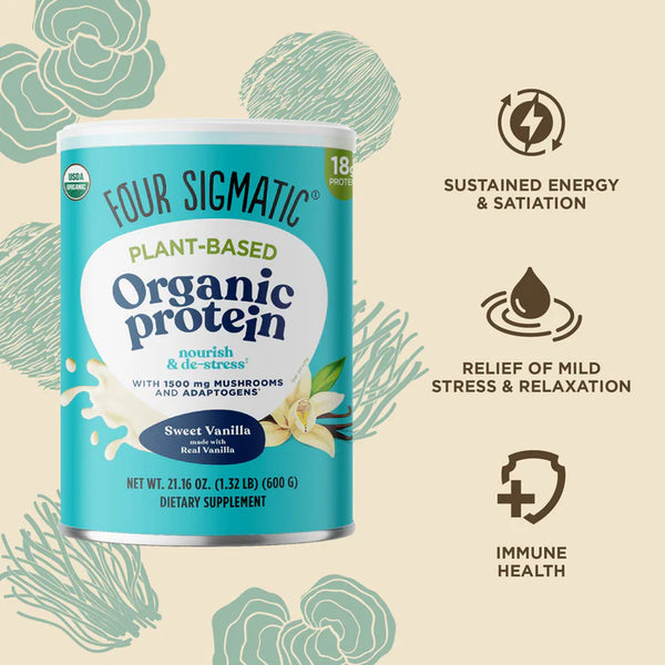 Four Sigmatic Plant-Based Protein Sweet Vanilla Can