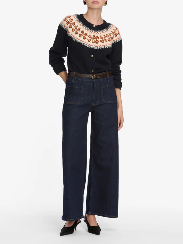 Frame Le Pixie Slim Palazzo Mdrn Pkt Rinse