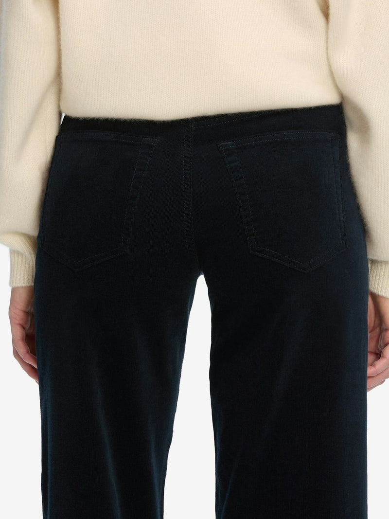 Frame Le Slim Palazzo Corduroy Navy