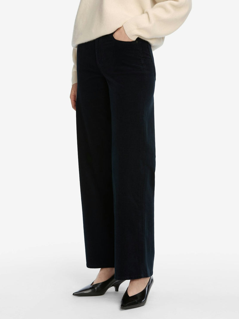 Frame Le Slim Palazzo Corduroy Navy