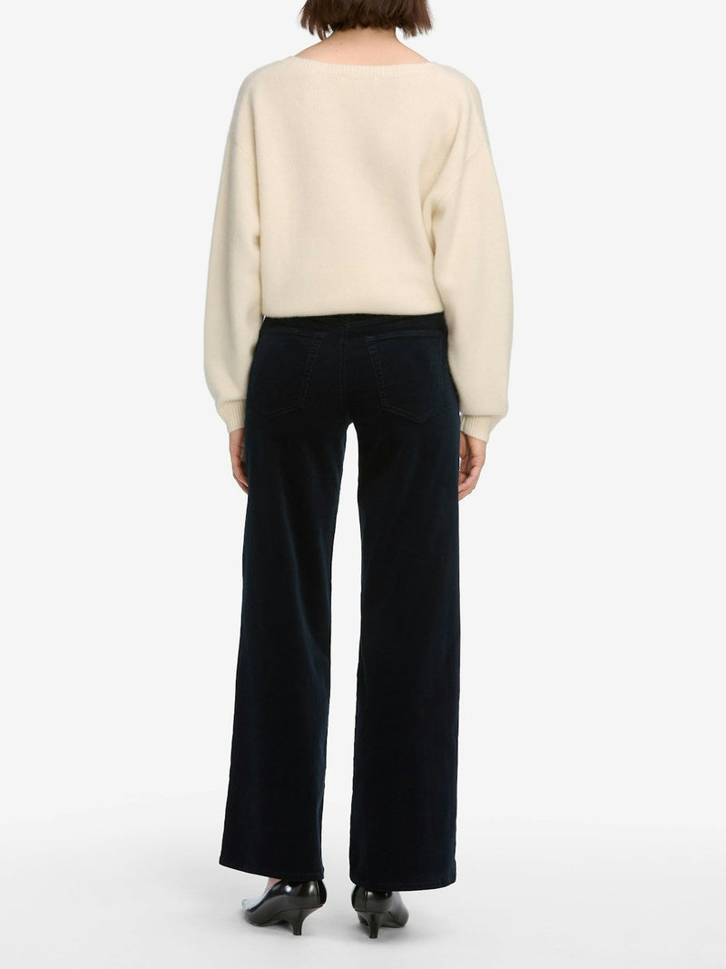 Frame Le Slim Palazzo Corduroy Navy