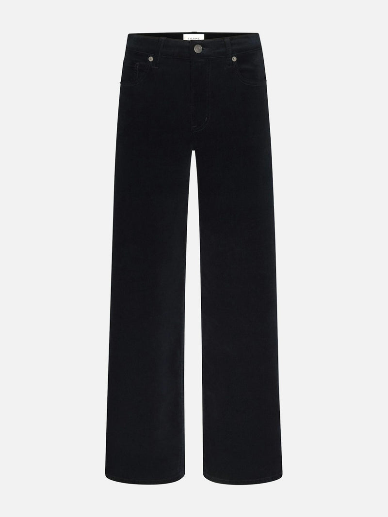 Frame Le Slim Palazzo Corduroy Navy