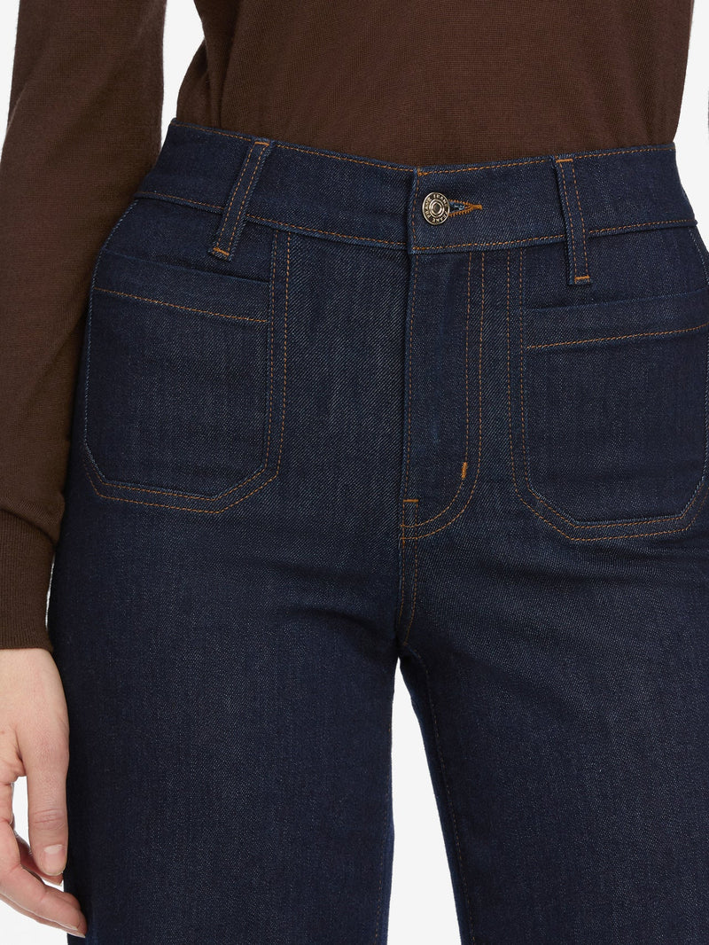 Frame Le Slim Palazzo Modernist Pock Rinse