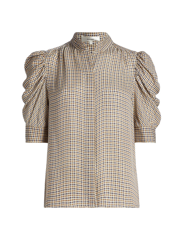 Frame The Houndstooth Gillian Top Houndstooth Multi