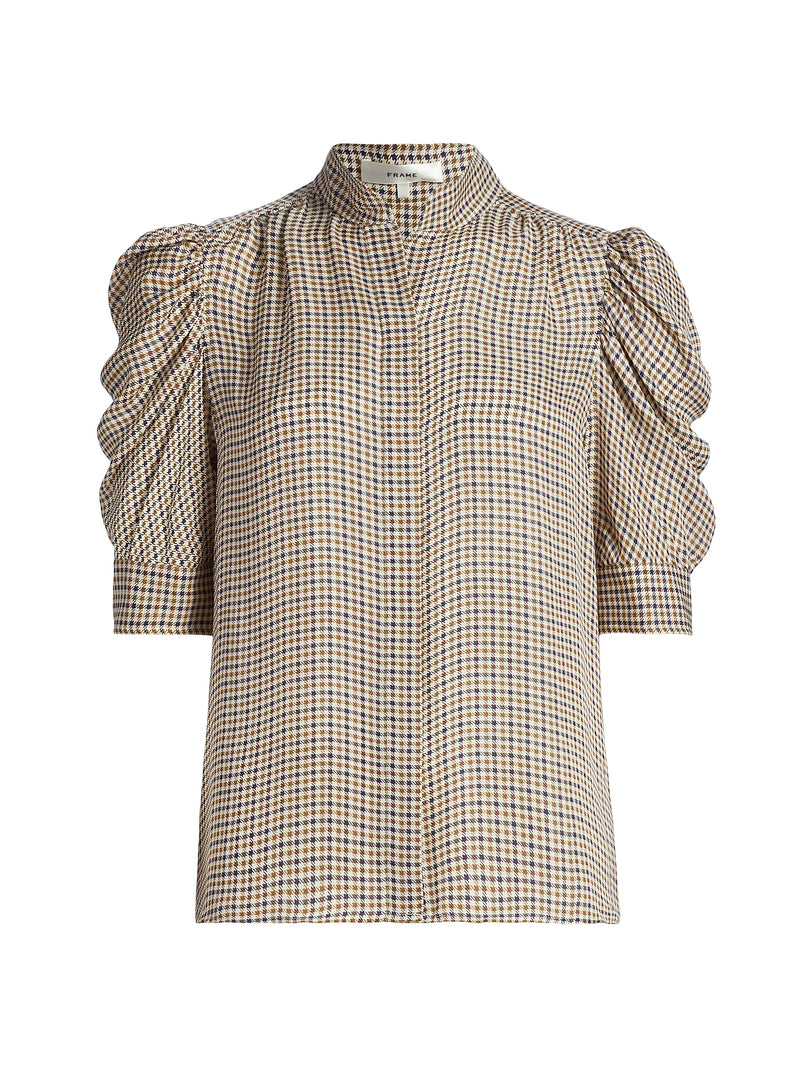 Frame The Houndstooth Gillian Top Houndstooth Multi