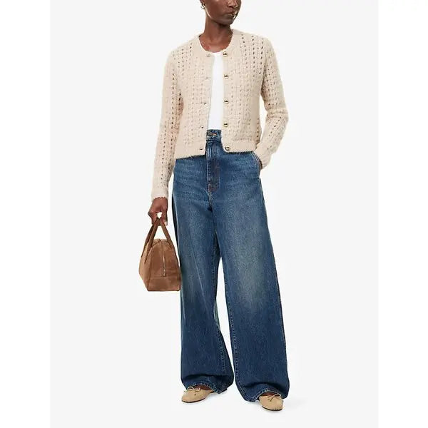 Frame The Plush Cardi Mauve