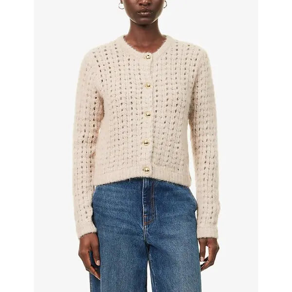 Frame The Plush Cardi Mauve