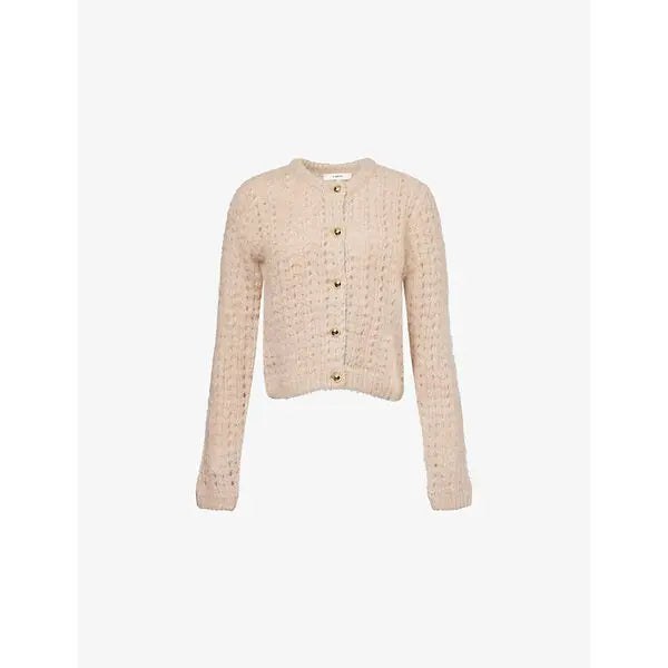 Frame The Plush Cardi Mauve
