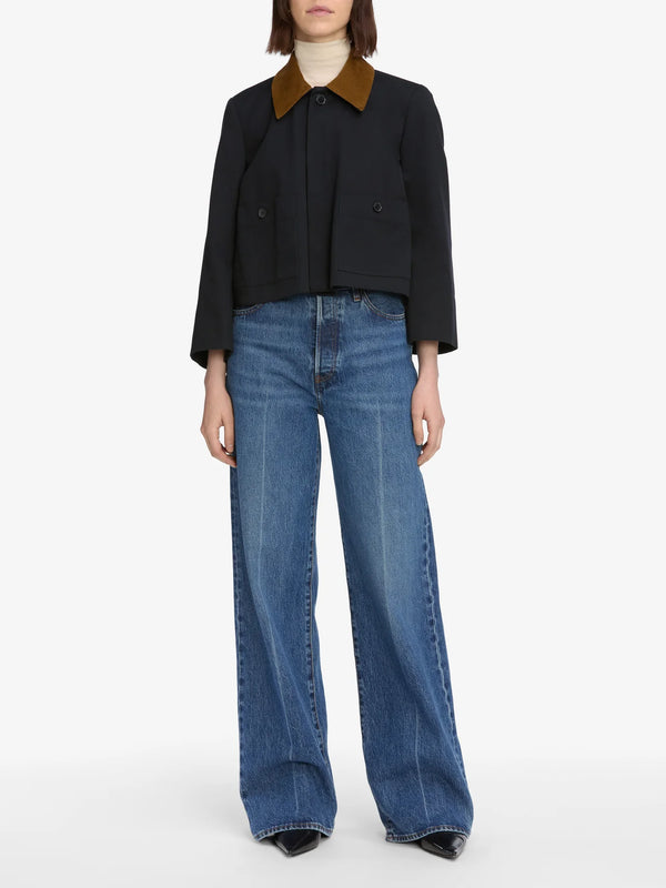 Frame The Small Trench Navy