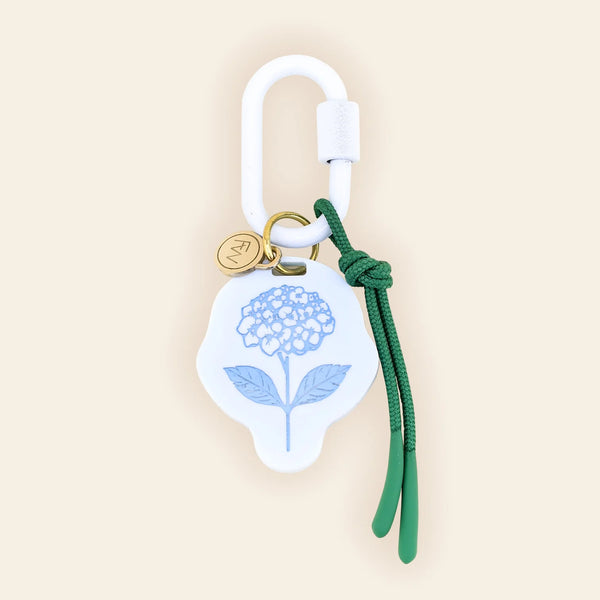 Freshwater Curated Goods Hydrangea Bag Charm