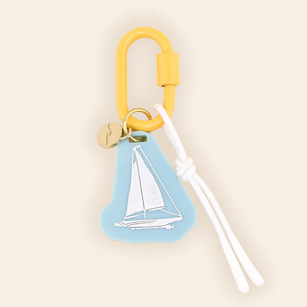 Freshwater Curated Goods Sailboat Bag Charm