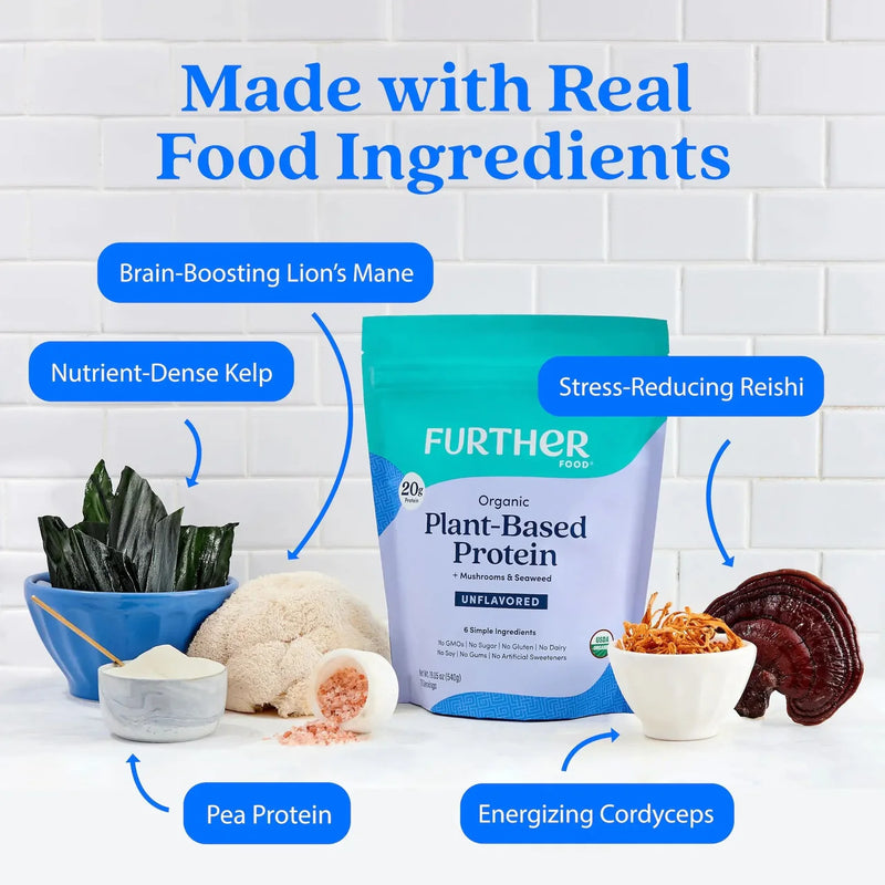 Further Food Vegan Protein Unflavored - 20 Serve