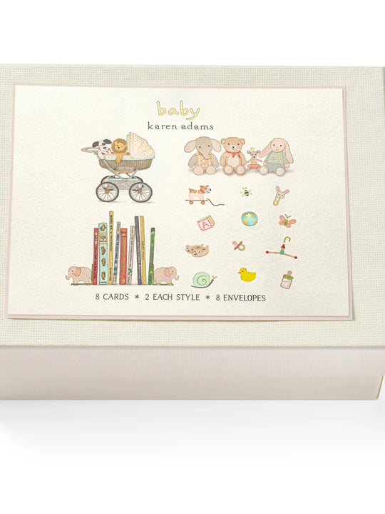 Karen Adams Designs Baby Note Card Box