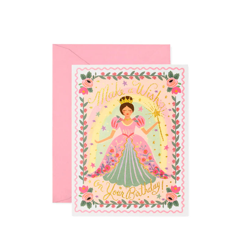 Rifle Paper Co. Princess Birthday Card